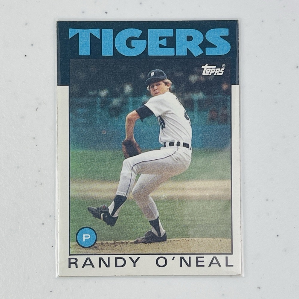 1986 Topps Randy O Neal Detroit Tigers 73 MLB‎ Pitcher Vintage Trading Card